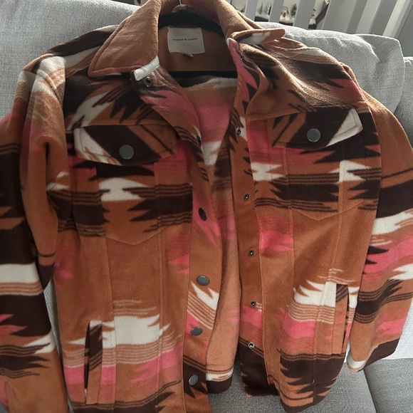 Thread and Supply polar fleece shacket - Picture 3 of 7